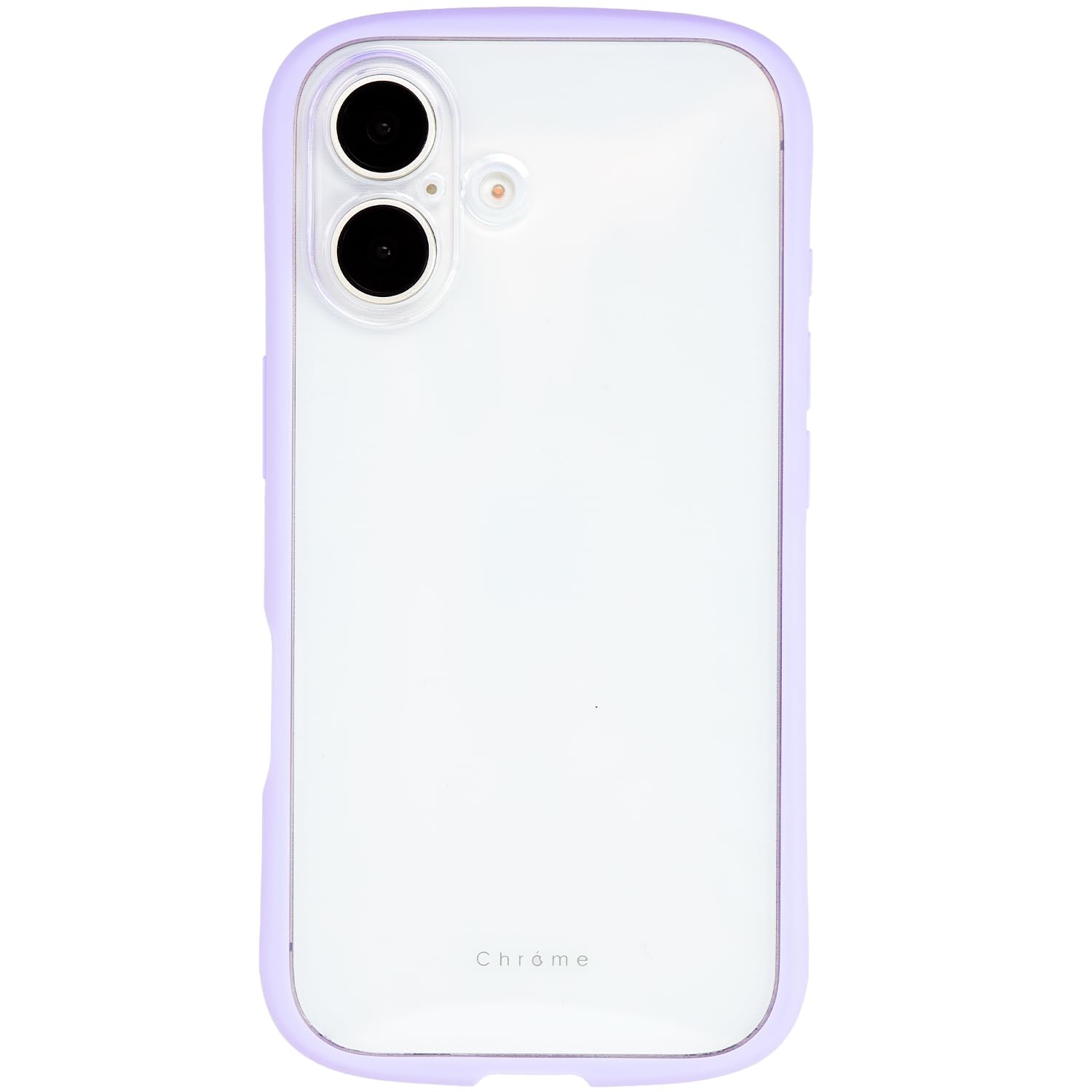 Amazon.co.jp: NATURALdesign iPhone17専用 背面ケース Chrome CLEAR